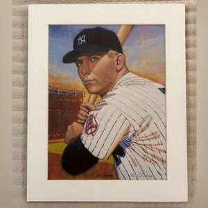Mickey Mantle LE Print from the Baseball Hall of Fame